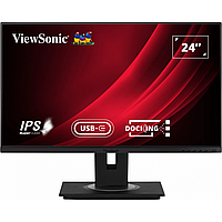 Монитор 23.8" ViewSonic VG2456 IPS/1920х1080/75Гц безрамочный/поворотный экран Черный