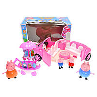 Toys Машина з героями "Свинка Пеппа" YM11-802 музична зі світлом
