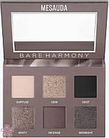 Палетка теней для глаз MESAUDA Bare Harmony 3.0 6 г 202 Deep Smoky