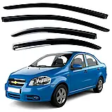 Вітровики, дефлектори вікон Chevrolet Aveo 3 T250 2005- (Kyoung Dong/Корея), фото 2