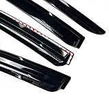 Вітровики, дефлектори вікон Hyundai Grandeur 2005-2010 (Autoclover A095), фото 3