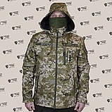 Куртка штормовка тактична Дюспо в камуфляжі ММ-14, фото 2