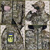 Куртка штормовка тактична Дюспо в камуфляжі ММ-14, фото 10