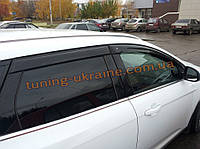 Дефлекторы окон (ветровики) COBRA-Tuning на FORD FOCUS 3 WAGON 2011-14