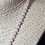 Чокер та браслет 100% натуральний рожевий кварц 4 мм довжина чокера 39 см браслет 19,5 см, фото 3