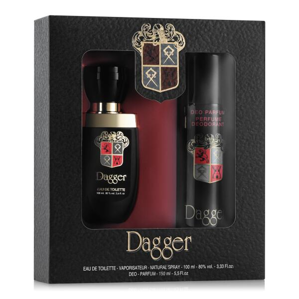 Набір Dina Cosmetics Dagger для чоловіків — set (edt 100 ml + deo 150 ml)