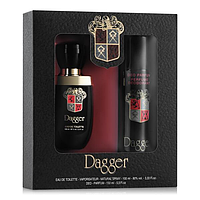 Набор Dina Cosmetics Dagger для мужчин - set (edt 100 ml + deo 150 ml)