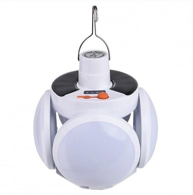 Акумуляторна кемпінгова лампа світильник Solar emergency charging lamp 2029