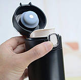 Розумний термос Kh-880 із температурним дисплеєм 420 ml black, фото 3