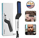 Праска випрямляч для бороди та волосся Modelling Comb For Beaut, фото 3