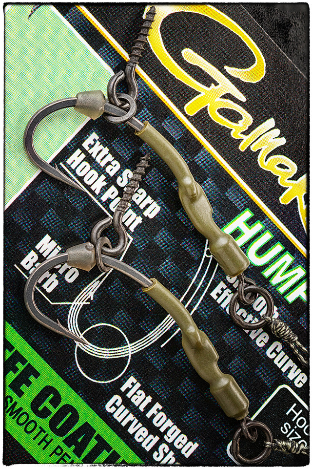 Готові повідці на коропа RONNIE RIGS (Ронни Риг) на гачку Gamakatsu G-Carp Hump Back № 8 2 шт