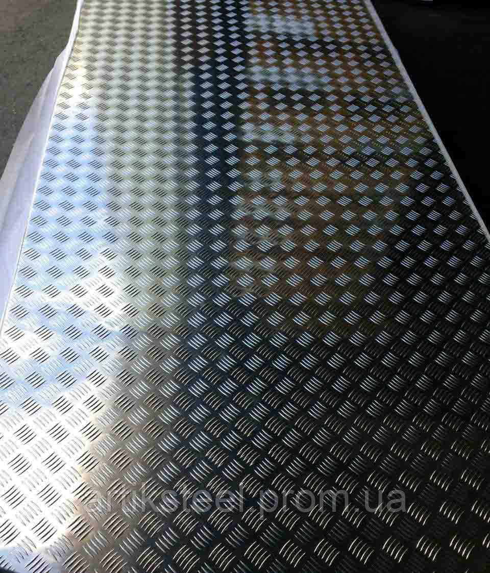 Алюминиевый лист рифленый 1,0х1500х3000 мм 1050 Н24 кратно листу - фото 8 - id-p2097599693