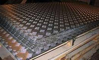 Алюминиевые рифленые листы 1,5х1500х3000 мм 1050 Н24 кратно листу