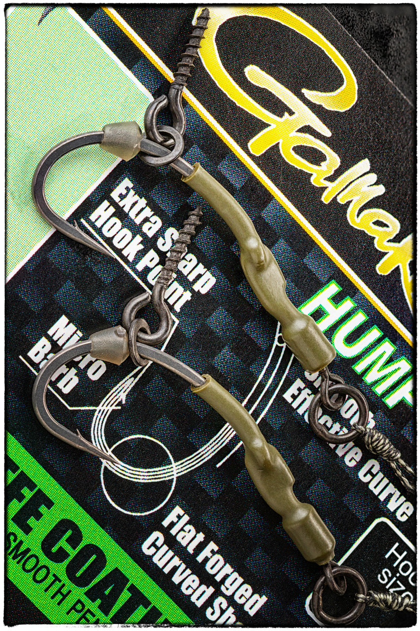 Готові повідці на коропа RONNIE RIGS (Ронни Риг) на гачку Gamakatsu G-Carp Hump Back № 8 2 шт, фото 1