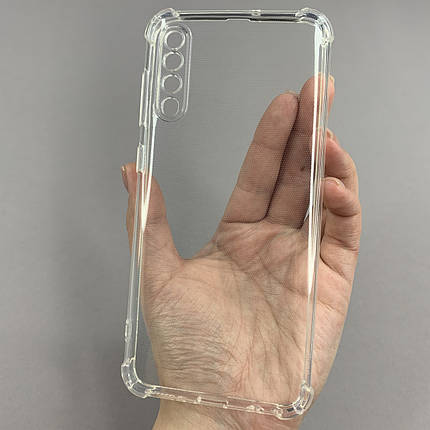 Чохол для Samsung Galaxy A50 чохол із захистом камери з бронь кутами на телефон самсунг а50 прозорий ttp, фото 1