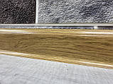 Плінтус підлоговий "Комфорт" колір Дуб натуральний, розмір 2500х60х23.2мм, фото 5