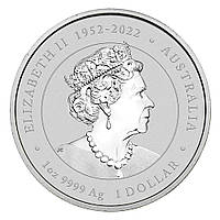 Срібна монета "Рік Дракона" Австралія 2024 1 унція