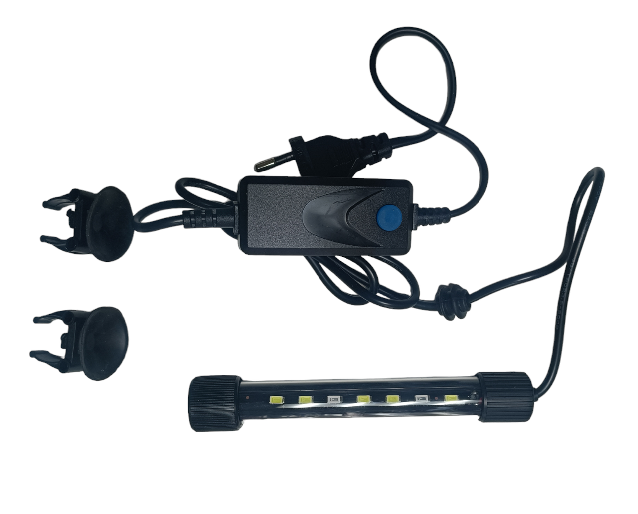 Лампа для акваріума Xilong T4-20E Led 2,5 W занурювальна світлодіодна біло-блакитна 14,5 см