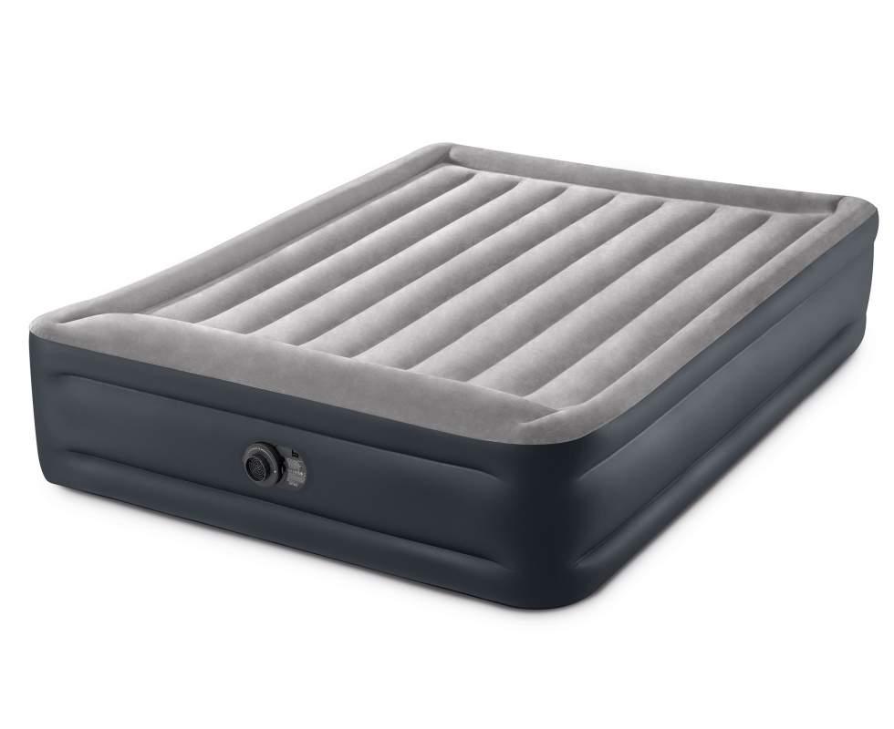 Надувне ліжко Intex (64136) 203х152х42 см, з вбудованим ел насосом 220 В, фото 1