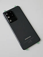 Задняя крышка Samsung Galaxy S20 Ultra G988B со стеклом камеры, цвет - Серый