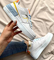 Женские кроссовки Nike Air Force Shadow 0587 White