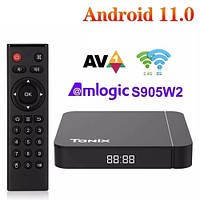 Смарт-приставка Tanix W2 4K Android TV Box 4GB/32GB Android 11 Dr