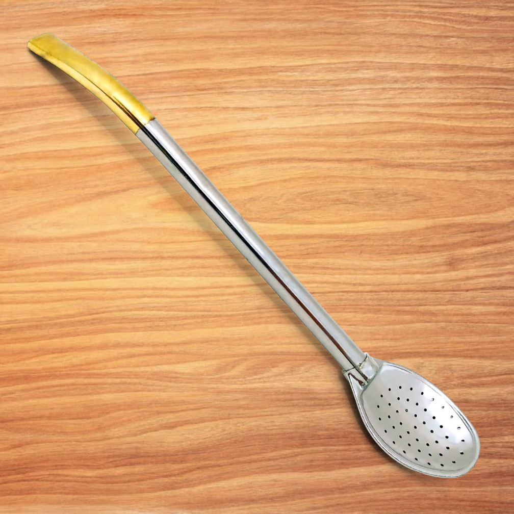 Бомбілья "Золота ложка" (трубочка з фільтром), 18,5см