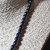 Буси натуральний Гематит діаметр 6 мм, фото 2