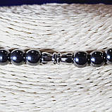 Буси натуральний Гематит діаметр 6 мм, фото 3