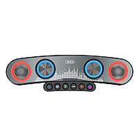 Портативна колонка XO F36 Bluetooth Speaker, FM-приймач, RGB підсвітка, 2400 mAh