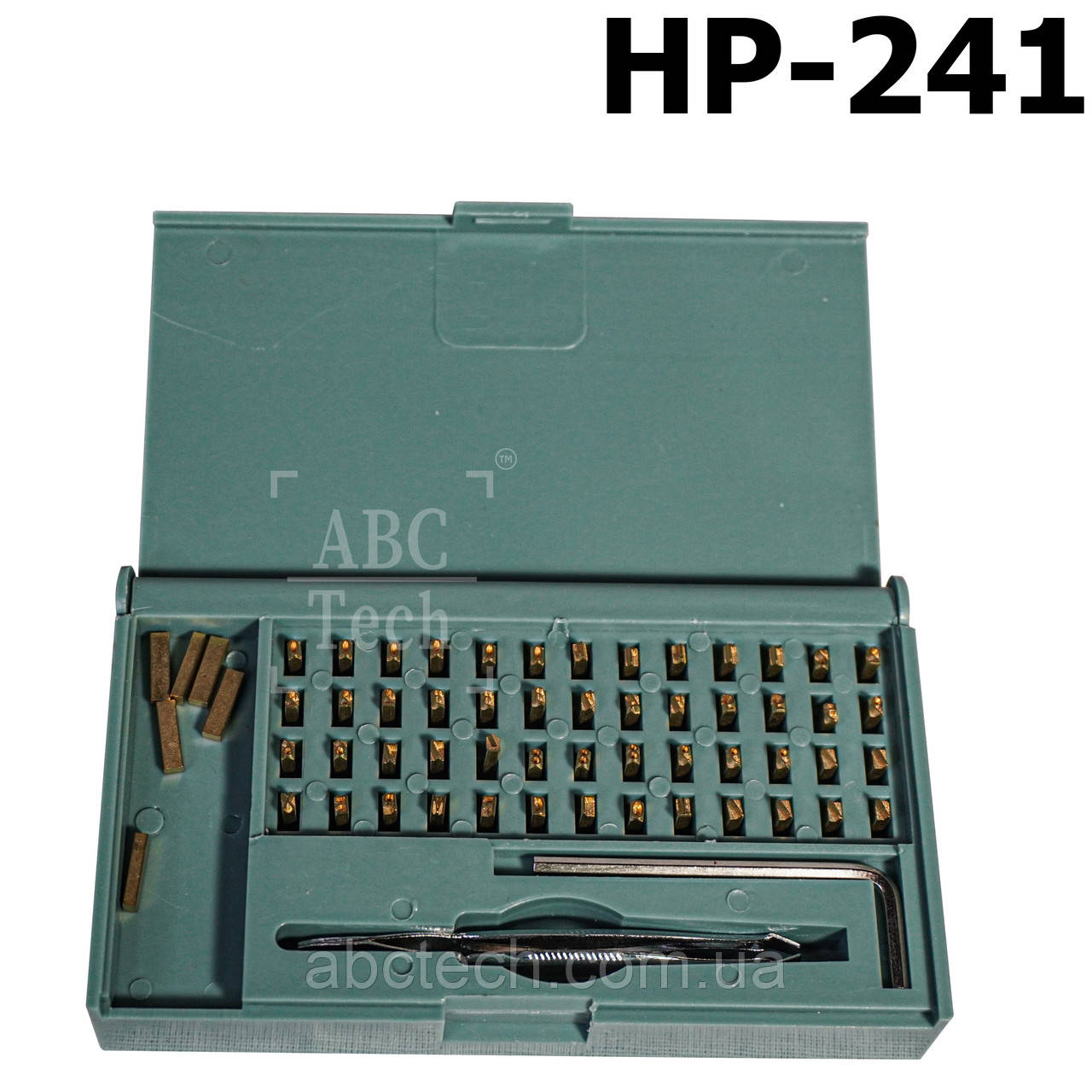 Набір цифр для датера HP-241 Комплект символів для маркувального термопринтера, фото 1