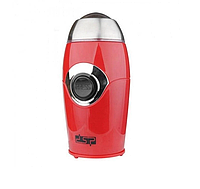 Мощная кофемолка электрическая для дома 50г 200Вт DSP КА3002А измельчитель для специй Красная