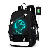 Рюкзак зі світним малюнком Music з USB Dr