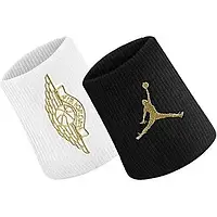 Спортивный напульсник на запястье для бега Nike JORDAN JUMPMAN X WINGS WRISTBANDS 2 PK