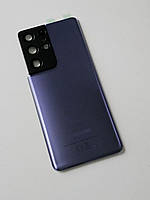 Задняя крышка Samsung Galaxy S21 Ultra 5G G998B со стеклом камеры, цвет - Фиолетовый