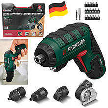 Професійна акумуляторна викрутка, шурупокрут Parkside PAS D5 4в1 (4 V, 1500 mAh, 10 Nm, Німеччина)