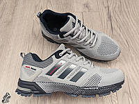 Стильные летние мужские кроссовки сетка Adidas Marathon TR \ Адидас Маратон \ 46