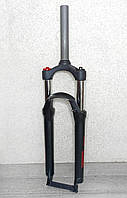 Вилка велосипедная амортизационнная Formula LJ710L Disc 26" (алюминиевая, 1-1/8", ход 100 мм, под диск) черная