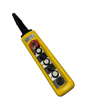 Пульт керування XAL-B3-6713К 6 кнопки+СТОП IP65 з ключем 6NO + 1NC TNSy SPL