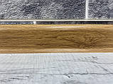 Плінтус підлоговий "Комфорт" колір Дуб коньячний, розмір 2500х60х23.2мм, фото 2