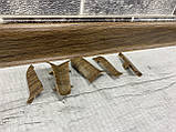 Плінтус підлоговий "Комфорт" колір Горіх, розмір 2500х60х23.2мм, фото 4