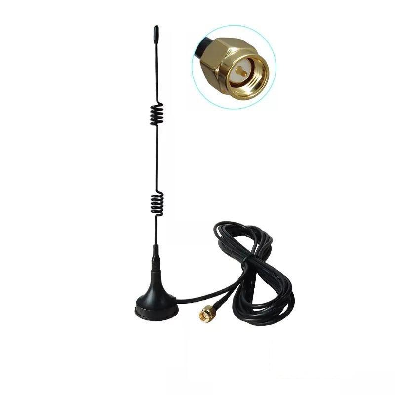 Зовнішня антена EOTH для Wi-Fi маршрутизатора 2.4G. Антенний подовжувач з базою.  SMA male, фото 1