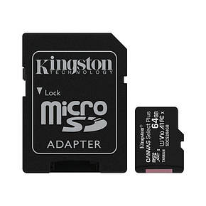Карта пам'яті Kingston 64GB micSDXC class 10 A1 Canvas Select Plus (SDCS2/64GB), фото 2