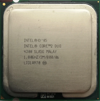 ПРОЦЕСОР INTEL на 2 ЯДРА S775 Core2DUO E4300 (2 по 1,8 Ghz кожне, FSB 800 s 775 ) Core2 DUO E 4300