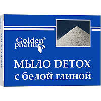 Мыло DETOX с белой глиной 70г Голден-Фарм