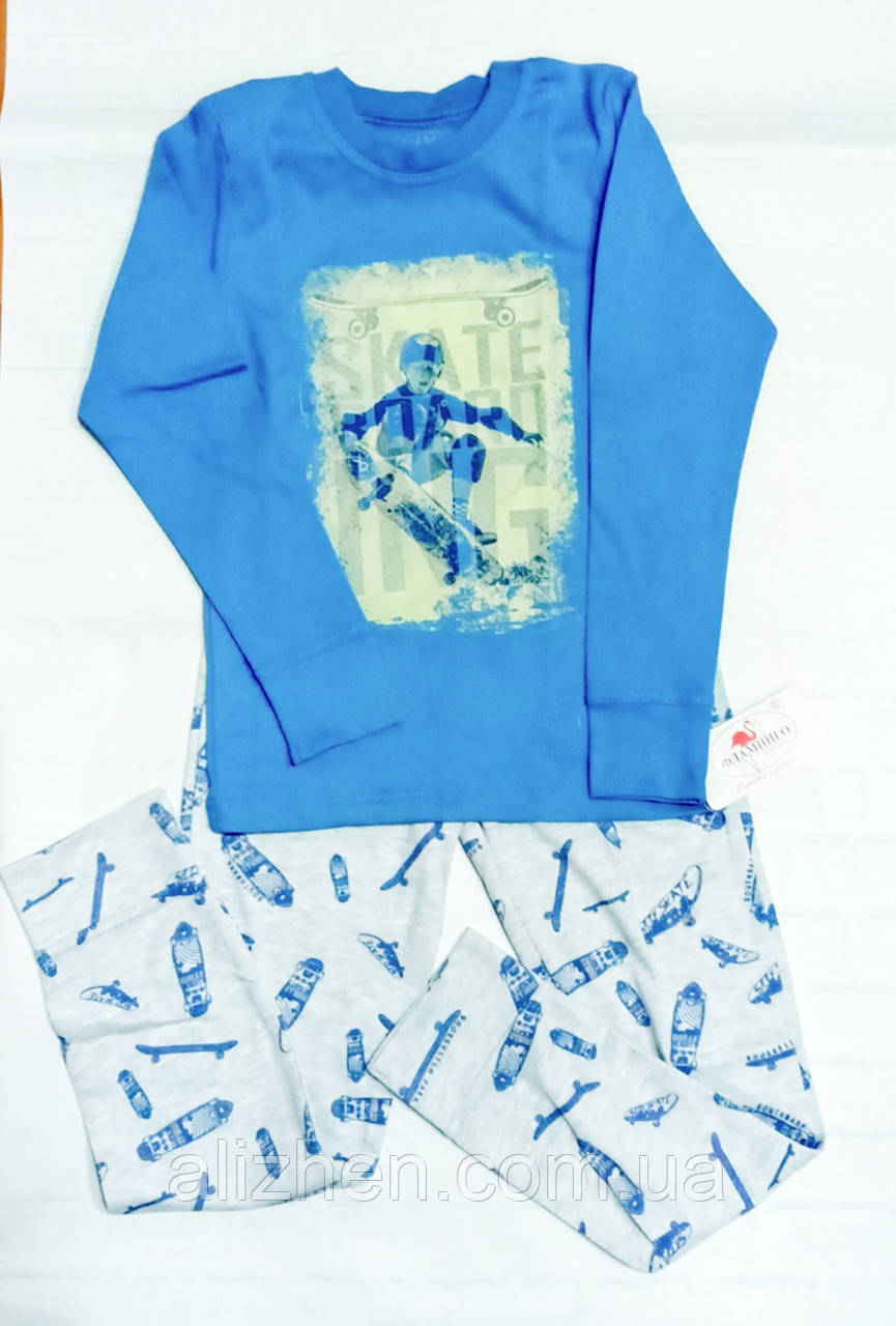 Пижама, домашняя одежда для мальчика тм Фламинго на рост 122, 128, 134 см. 134см - фото 1 - id-p2097701990
