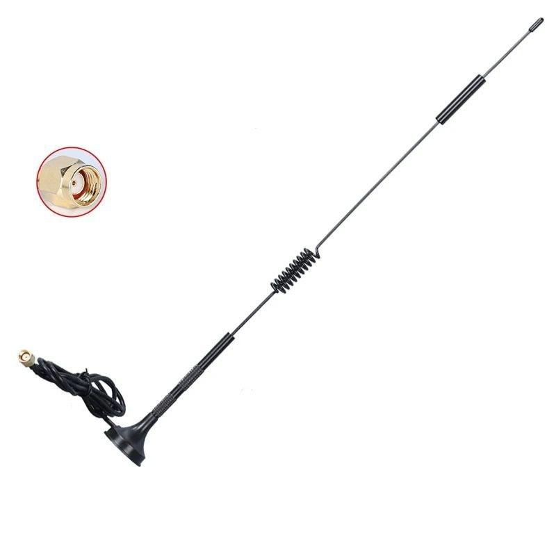 Зовнішня антена GSM маршрутизатора Dlenp 700-2700 МГц 18dBi. Антенний подовжувач із базою. RP-SMA, фото 1