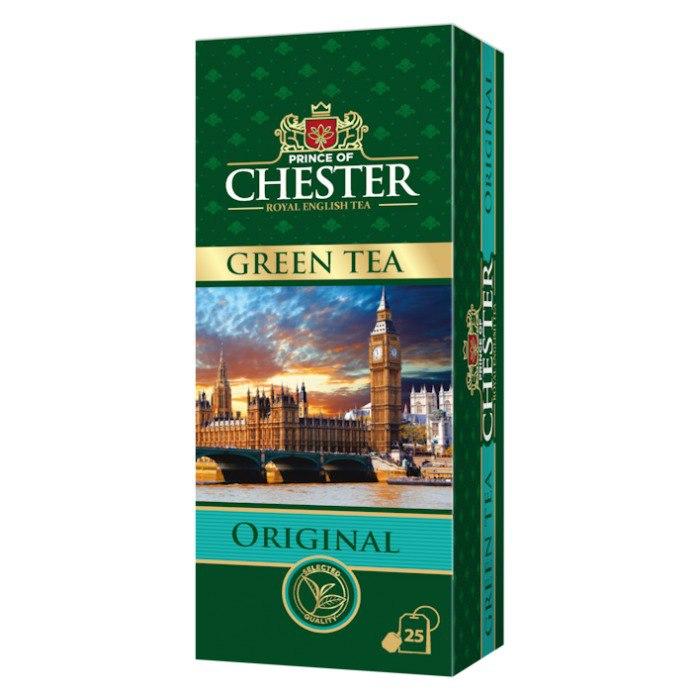 Chester Original чай зелений китайський 25 пакетиків, фото 1