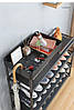 Стелаж для взуття Shoe rack BLACK Полиця для взуття-08-02, Метал, 60х18.5х78.5 см, фото 4