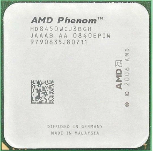 Процесор AMD, SAM2, Am2+, PHENOM X3 8450 - 3 ЯДРА ( 3 ядра по 2.1 Ghz кожне ) SAM2+